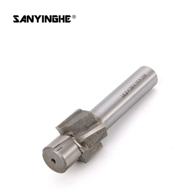 Helical Carbide Milling Cutter Steel Countersunk Head Guide Column Drill Silver