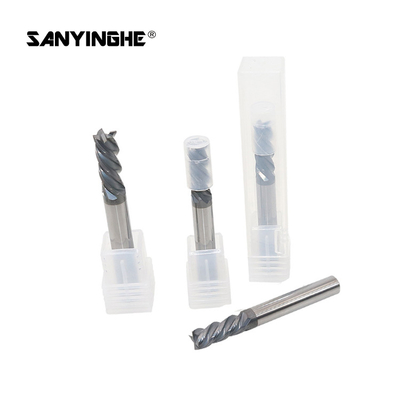 4mm Solid Carbide End Mills  50Lx4F Ball Nose Milling Cutter HRC45 HRC55 HRC60 HRC65